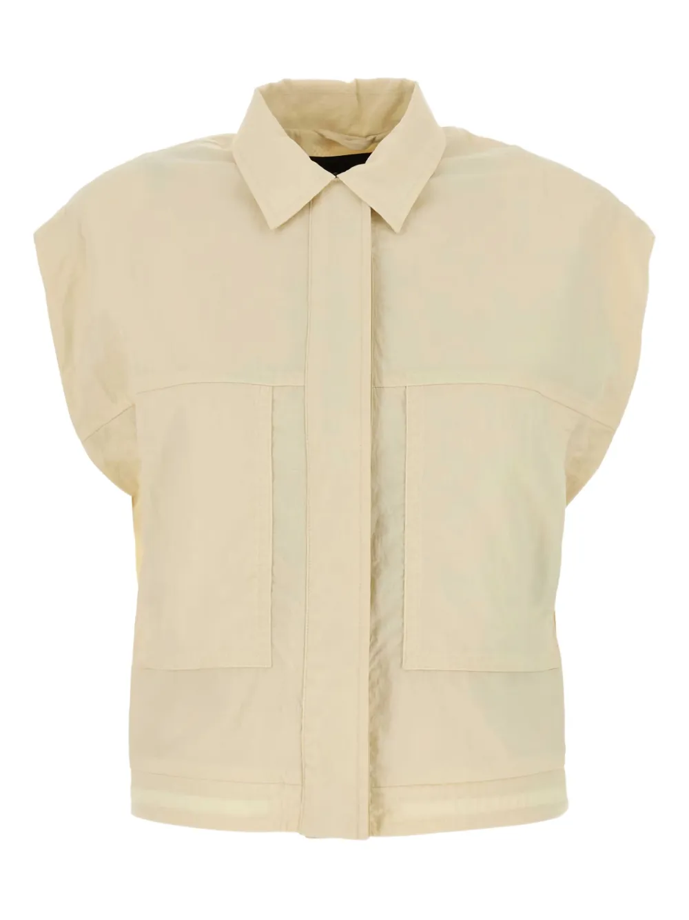 Herno Vest met vlakken Beige