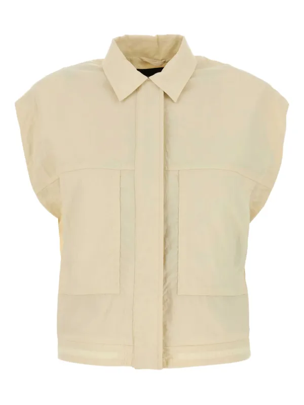 Herno Panelled Vest in Neutrals