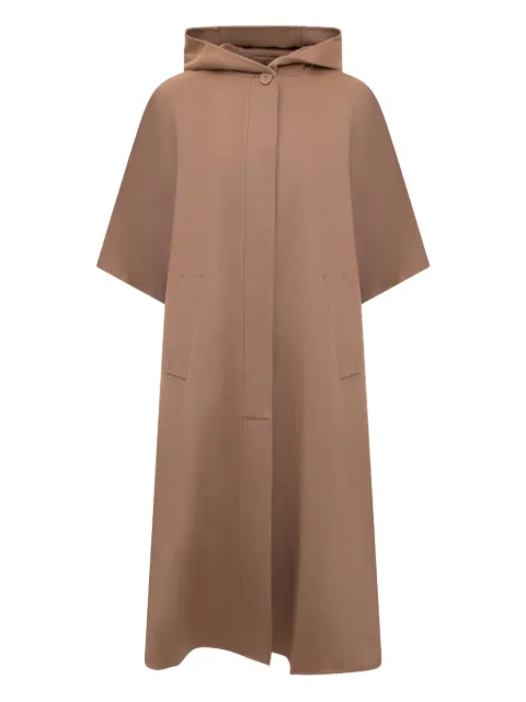 Max Mara hooded cape 