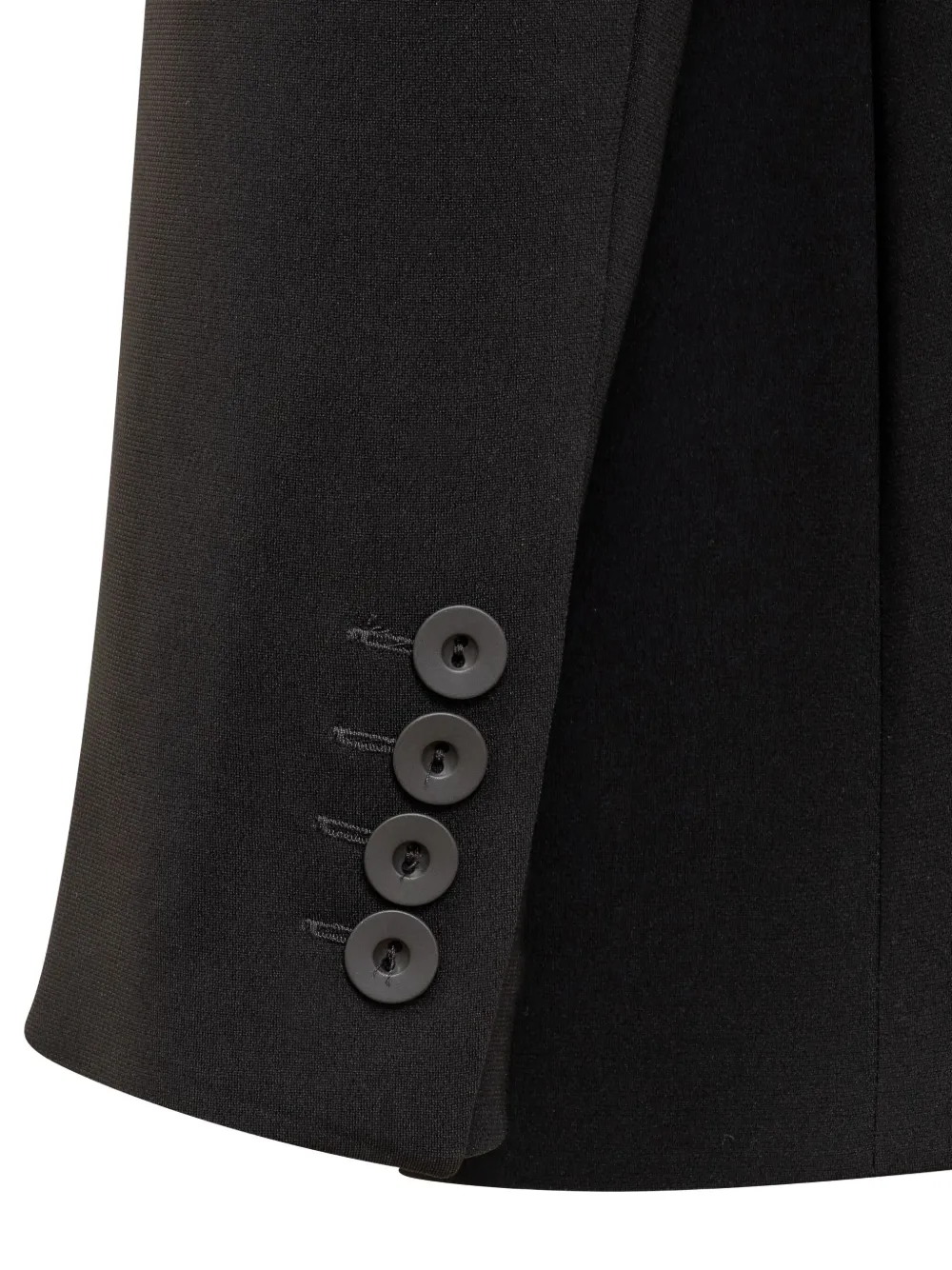 Max Mara Blazer met enkele rij knopen Zwart