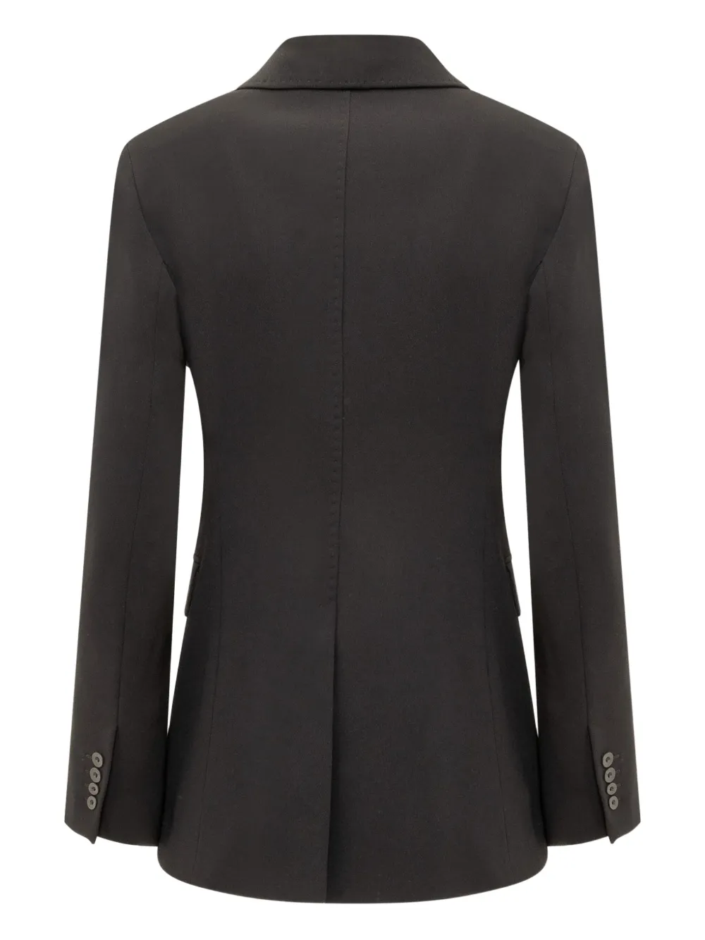 Max Mara Blazer met enkele rij knopen Zwart