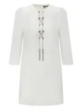 Elisabetta Franchi Criss Cross dress - White