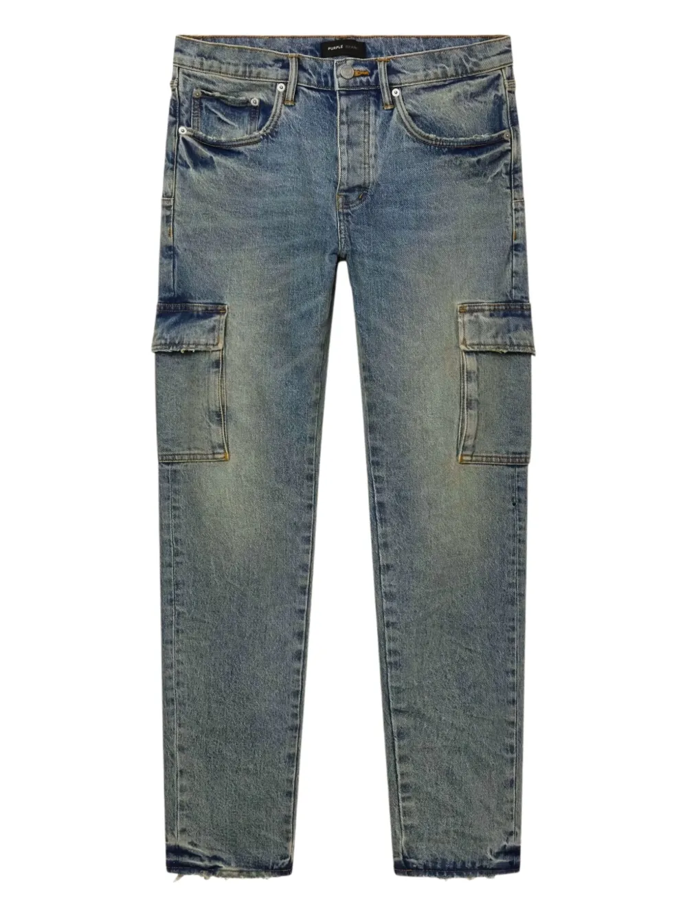 Purple Brand Cargo skinny jeans Blauw