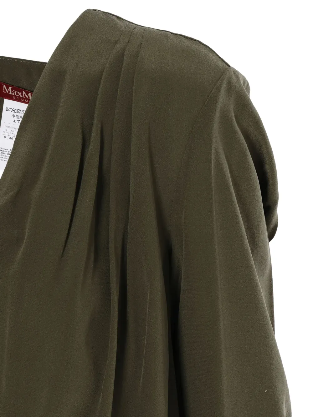Max Mara Barbara blouse Groen
