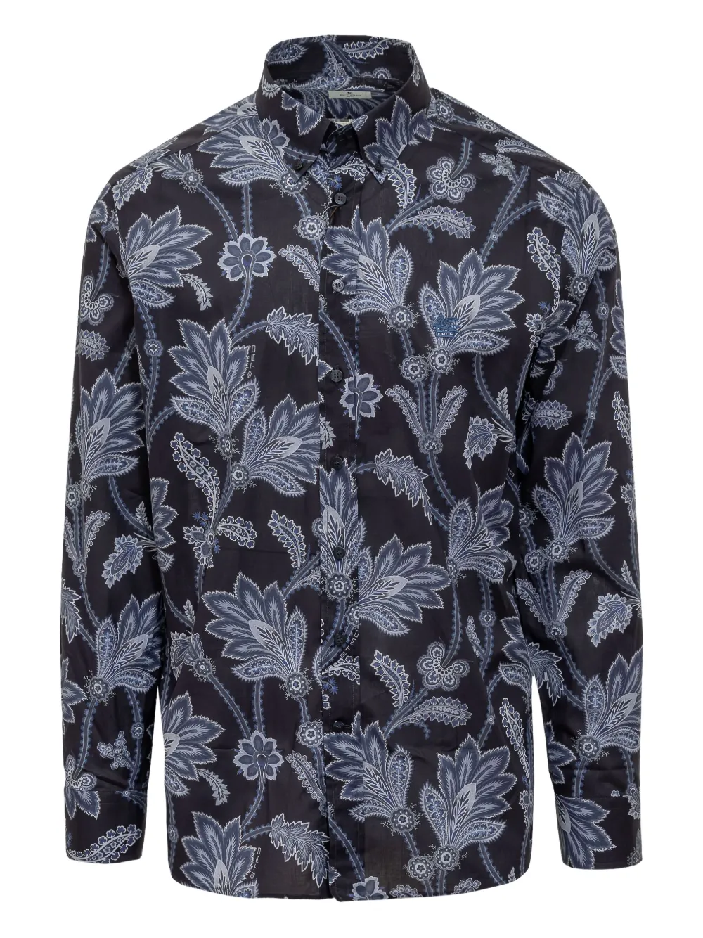 ETRO Flora Roma overhemd Blauw