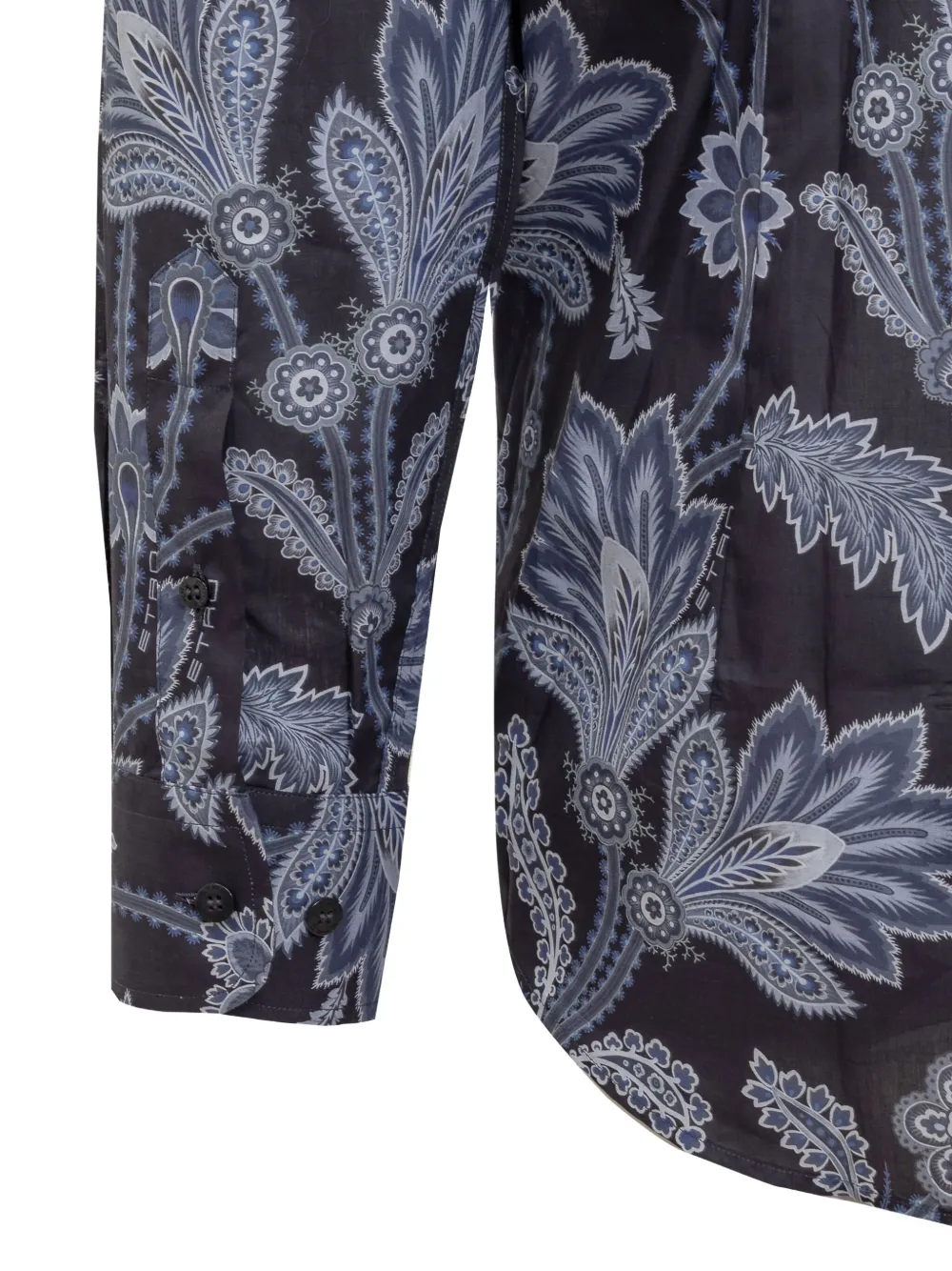 ETRO Flora Roma overhemd Blauw