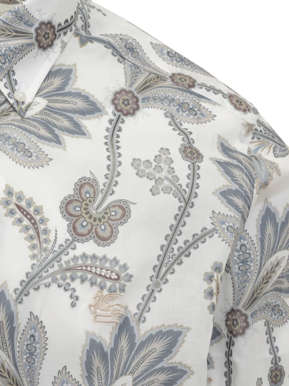 ETRO Flora Roma overhemd Grijs