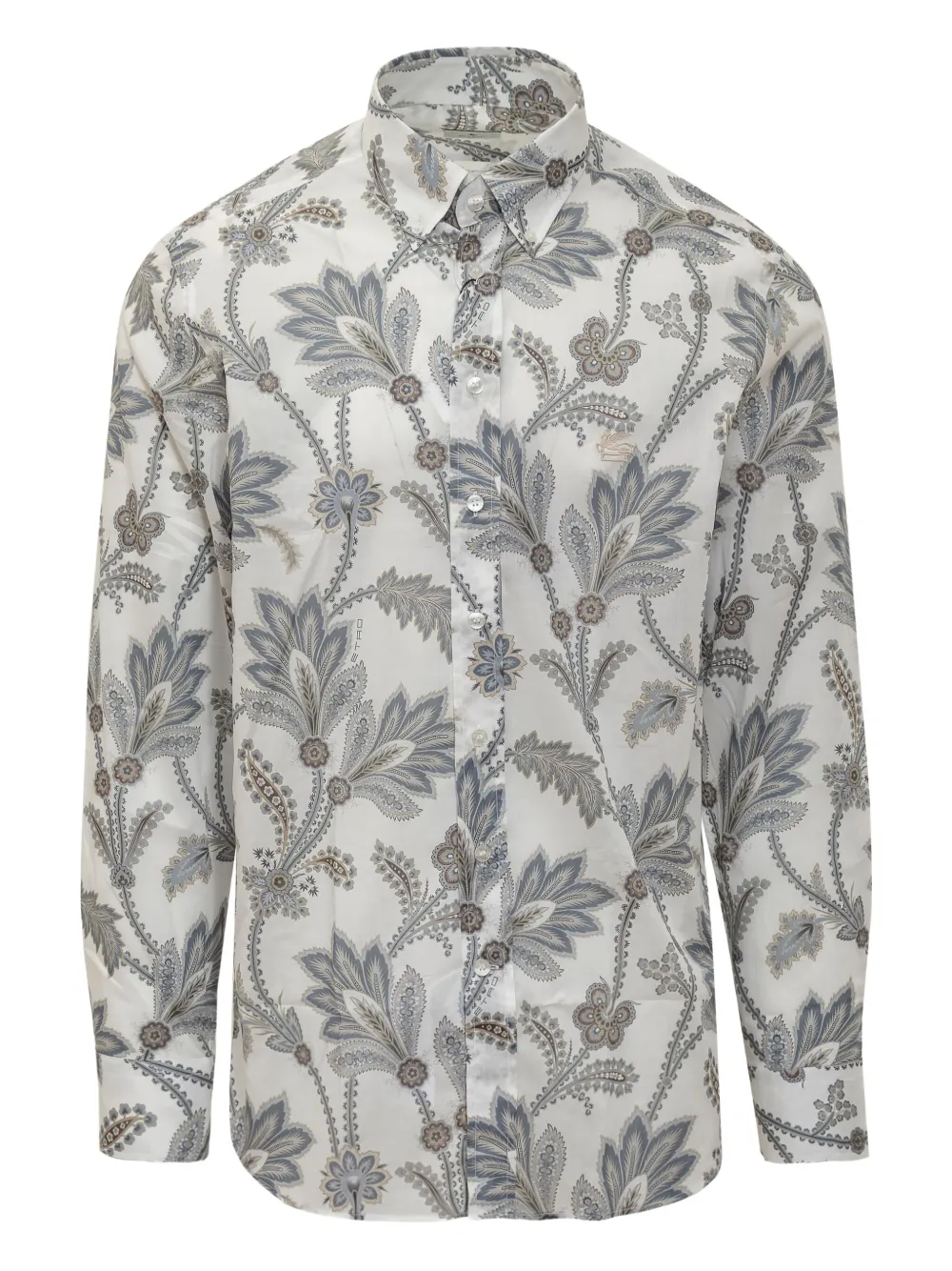 ETRO Flora Roma overhemd Grijs