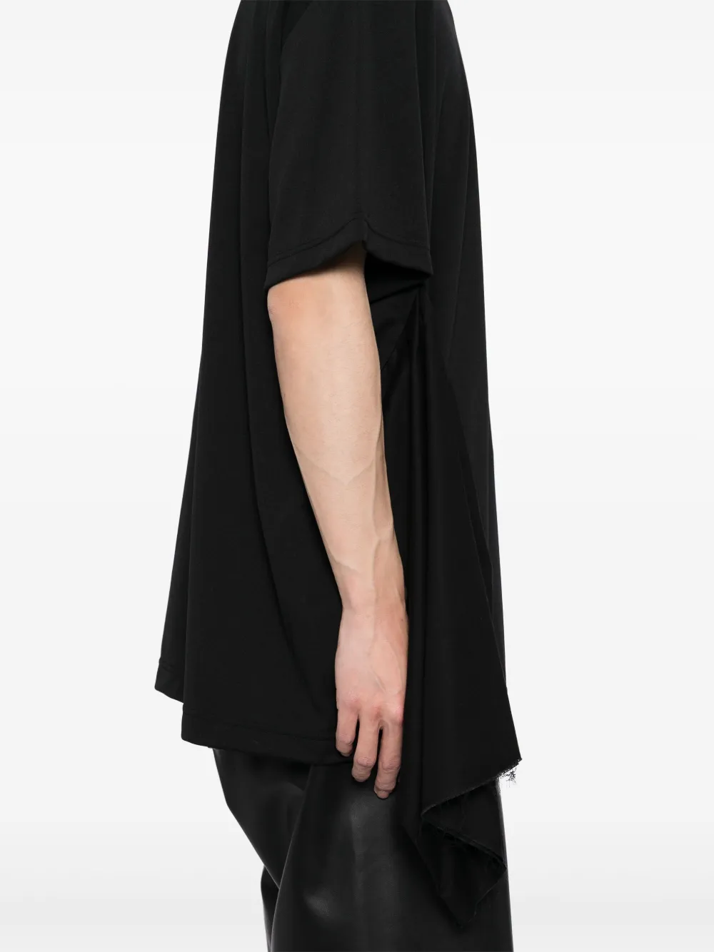 Comme des Garçons Homme Plus T-shirt met ronde hals Zwart