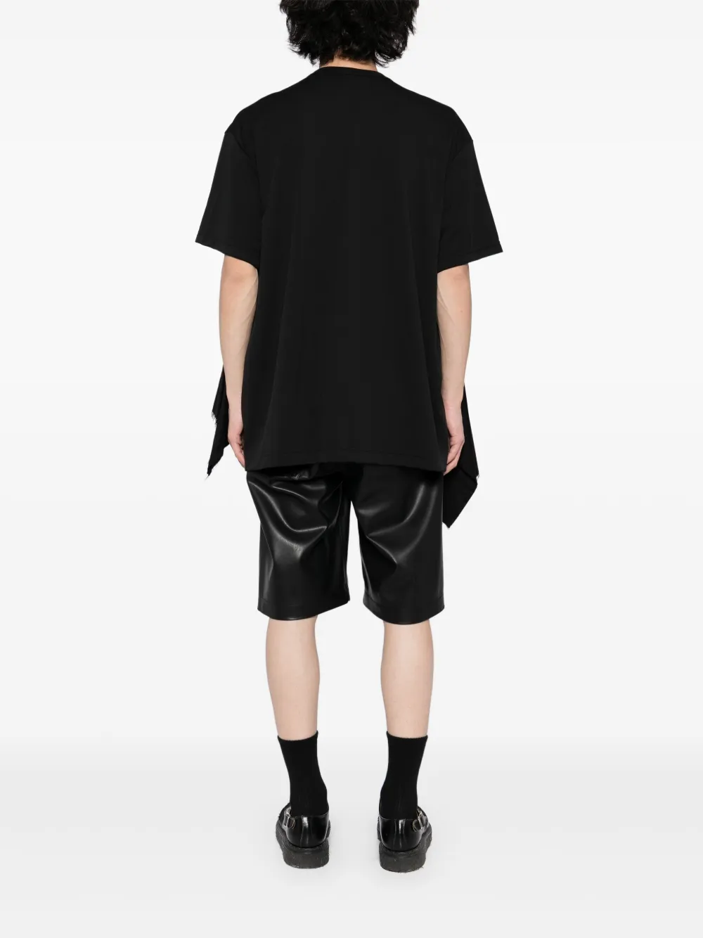 Comme des Garçons Homme Plus T-shirt met ronde hals Zwart