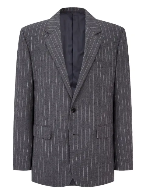 Man On The Boon. striped wool blazer 