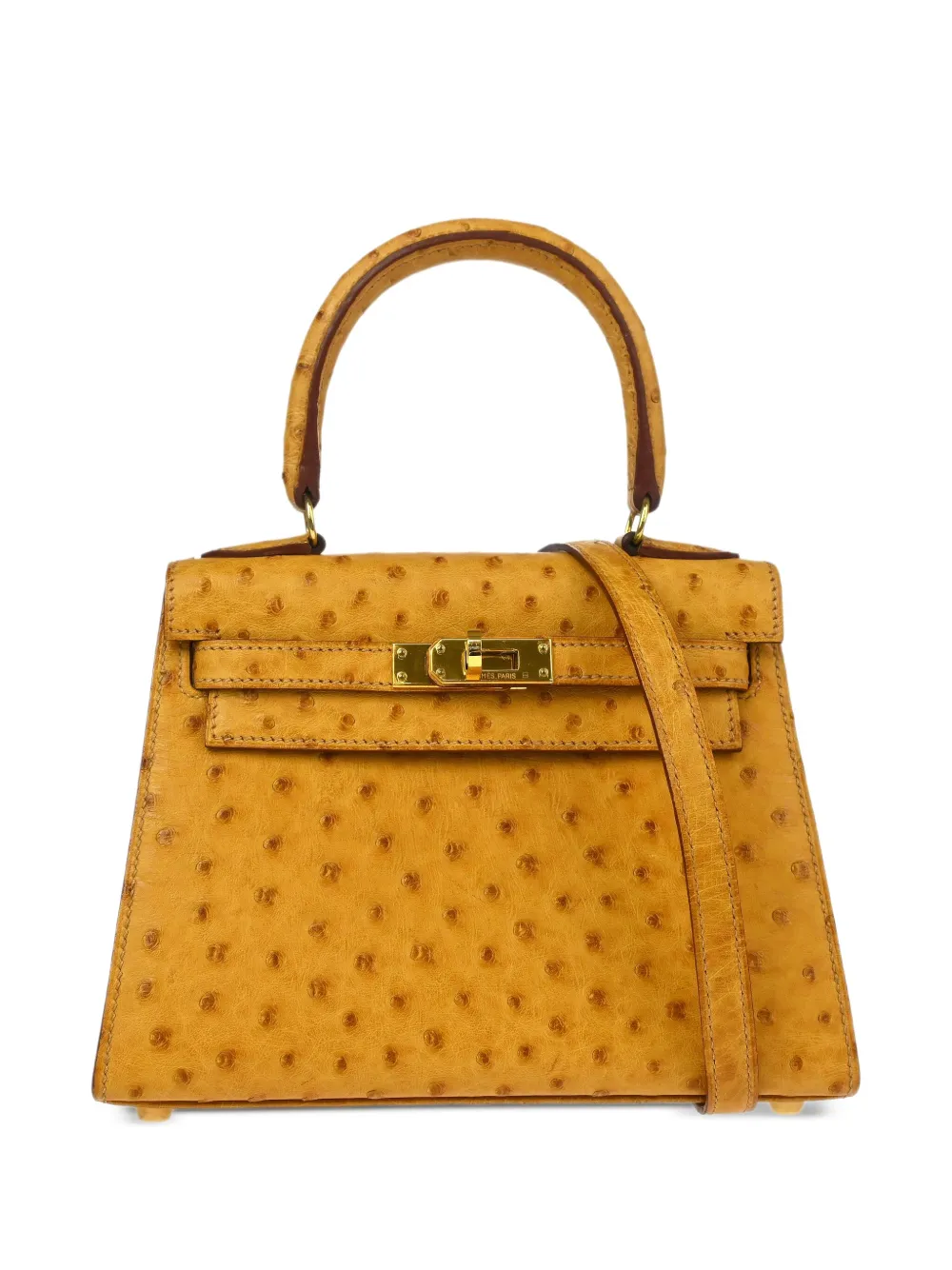 Hermès Pre-Owned 2000 ケリー 20 ハンドバッグ ミニ - イエロー Hermès Pre-Owned 2000 ケリー 20 ハンドバッグ ミニ - イエロー