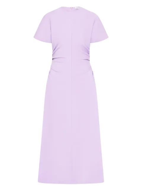 Rachel Gilbert vestido midi con detalle fruncido