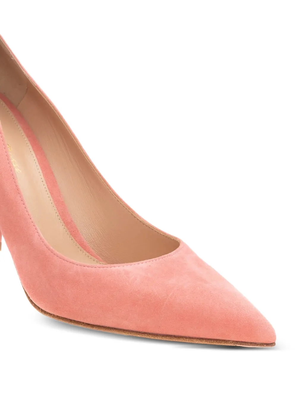 Gianvito Rossi 85mm Piper suede block-heel pumps Pink
