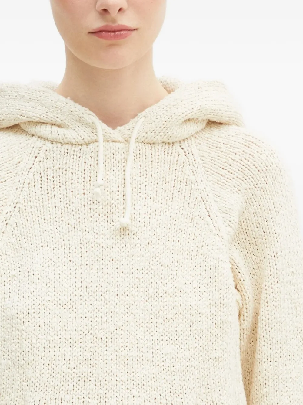 visvim Gebreide hoodie Wit