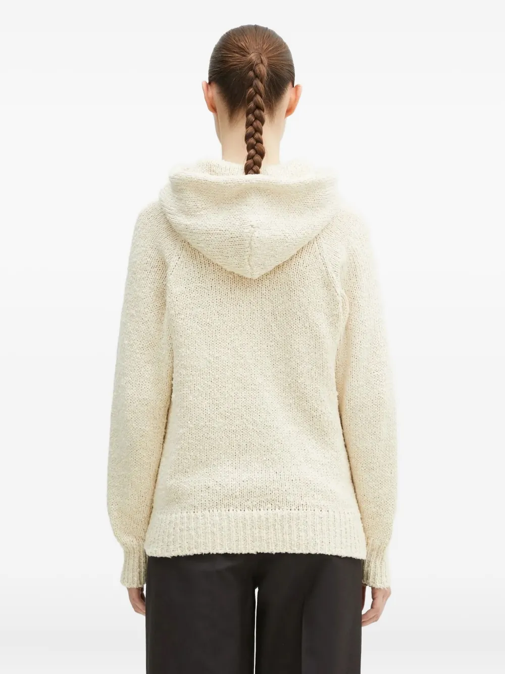 visvim Gebreide hoodie Wit