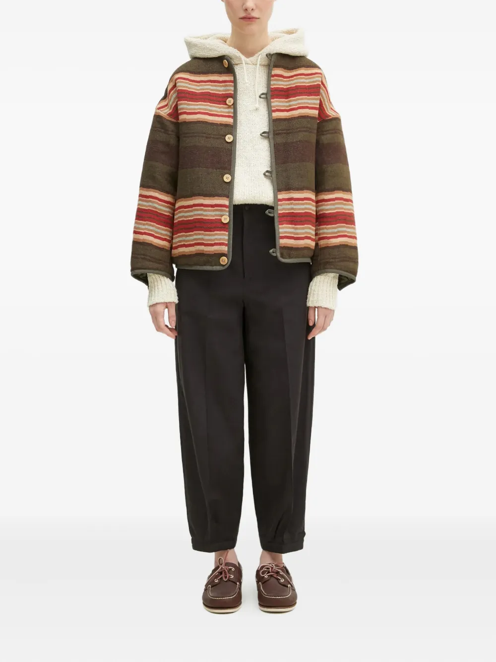 visvim button-fastening reversible jacket | Down Jackets | Image 2