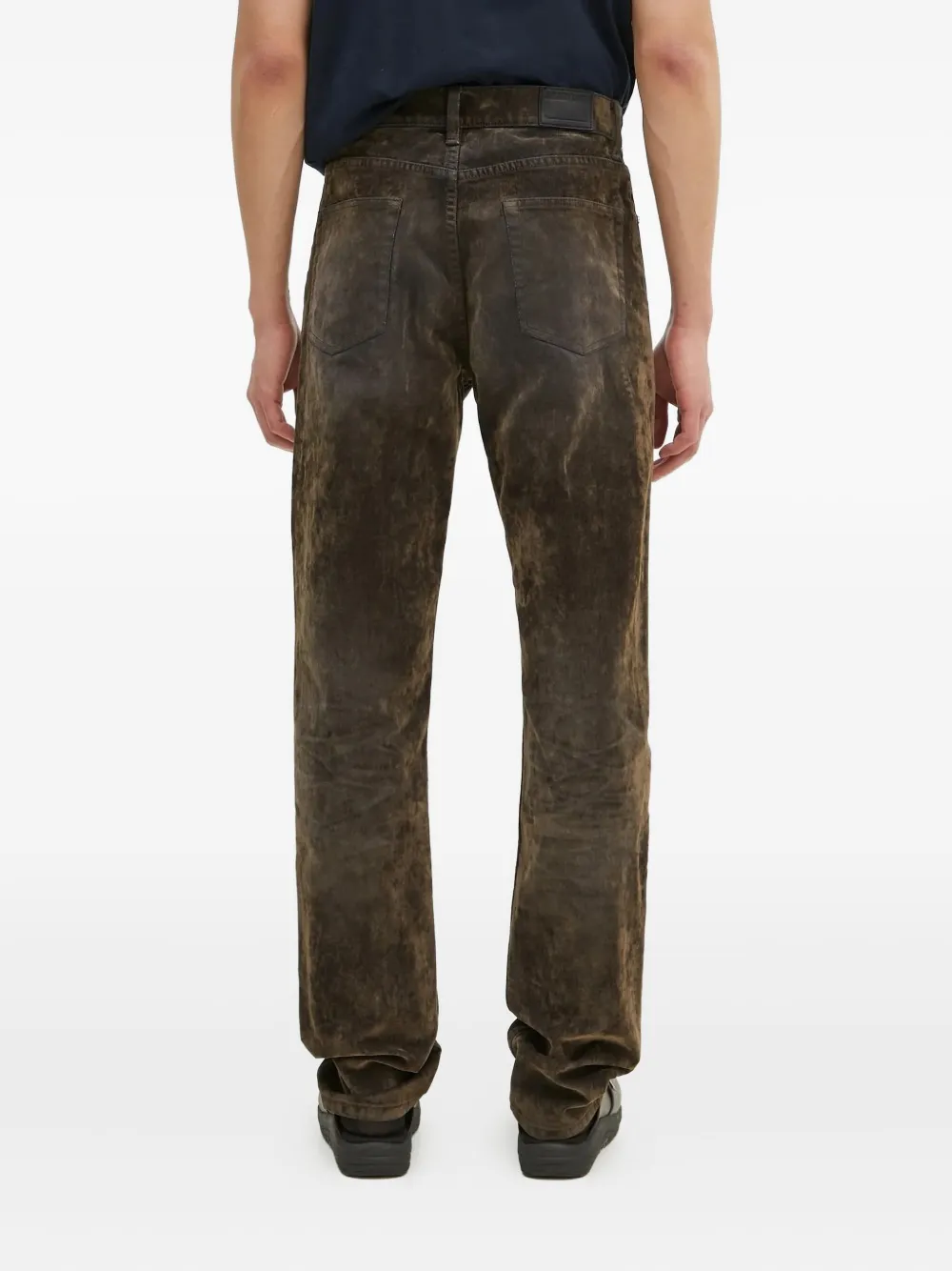 Helmut Lang cotton jeans Groen
