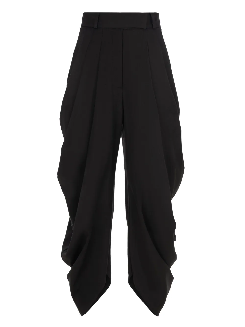 ANNAFOXY drop-crotch trousers | Black | Image 1