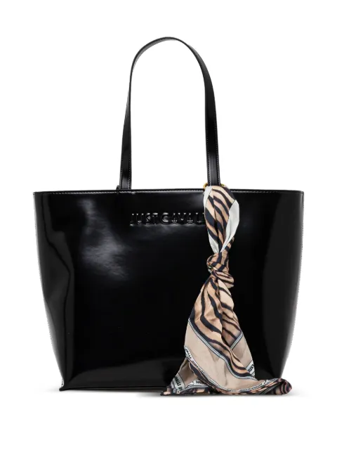 Just Cavalli logo-embossed tote bag 