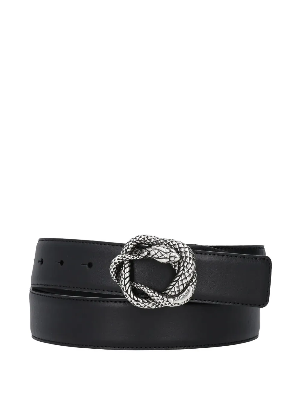 Just Cavalli cinturón con hebilla de serpiente | negro | Image 1