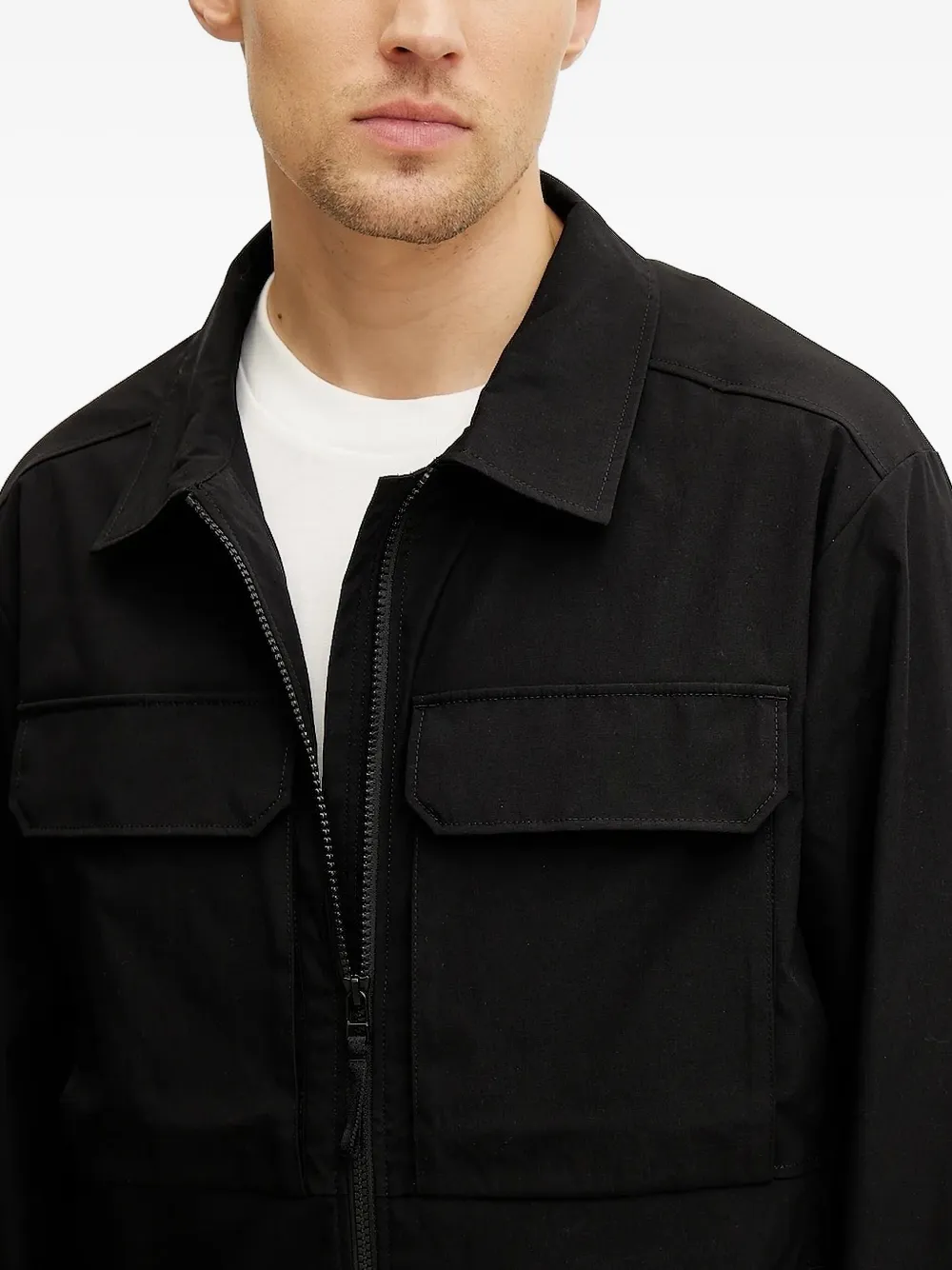Helly Hansen Escape zip-front shirt jacket Zwart