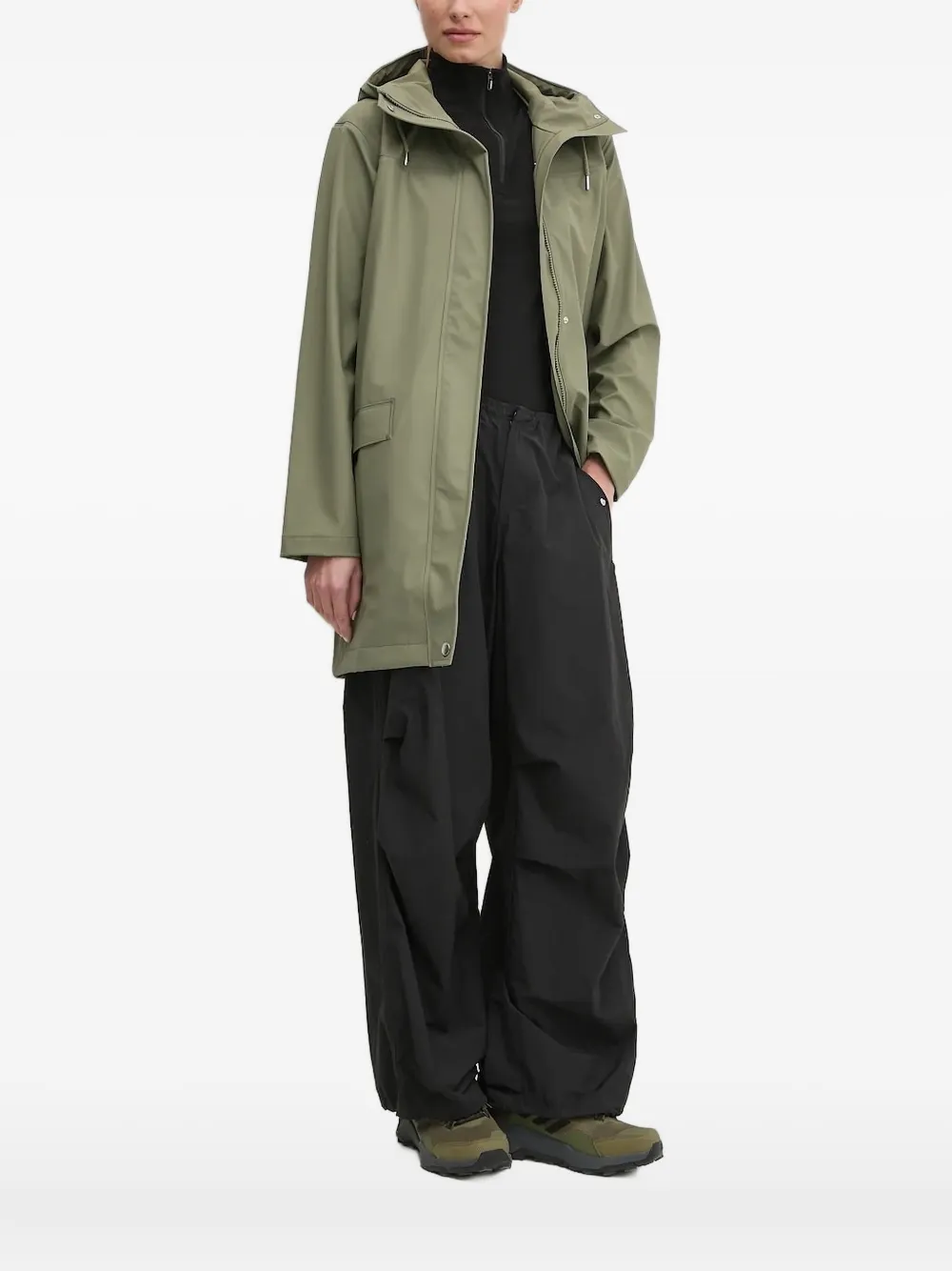 Helly Hansen Victoria hooded raincoat Groen
