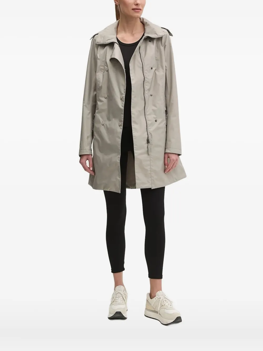 Helly Hansen Hooded Parka Coat In Neutral