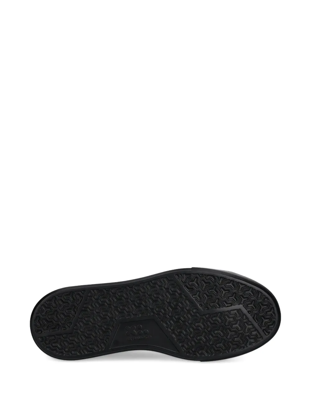 Iceberg Geperforeerde leren sneakers Zwart