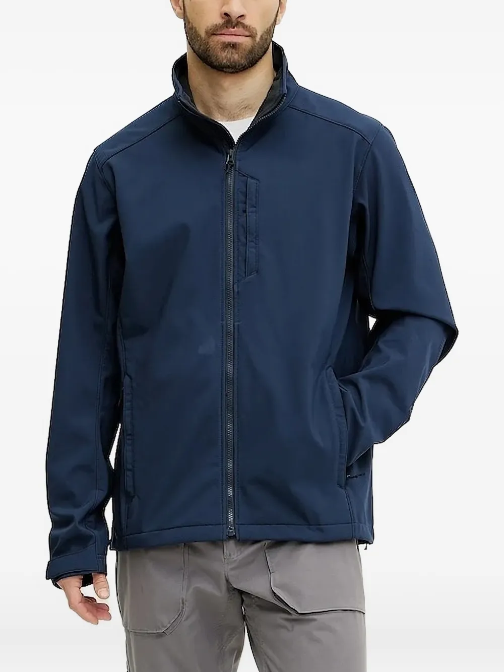 Helly Hansen zip-fastening softshell jacket Blauw