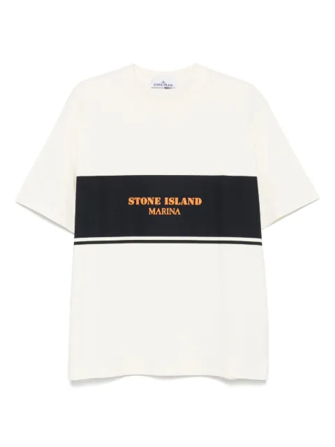 Stone Island logo-print T-shirt