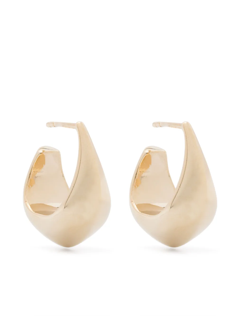LEMAIRE aretes mini con diseño curvo | dorado | Image 1