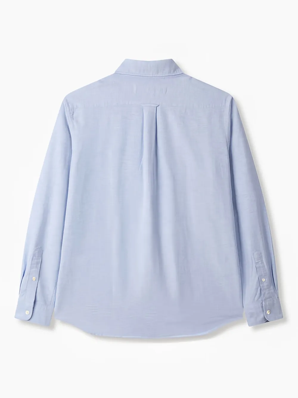 Man On The Boon. Overhemd met geborduurd logo Blauw
