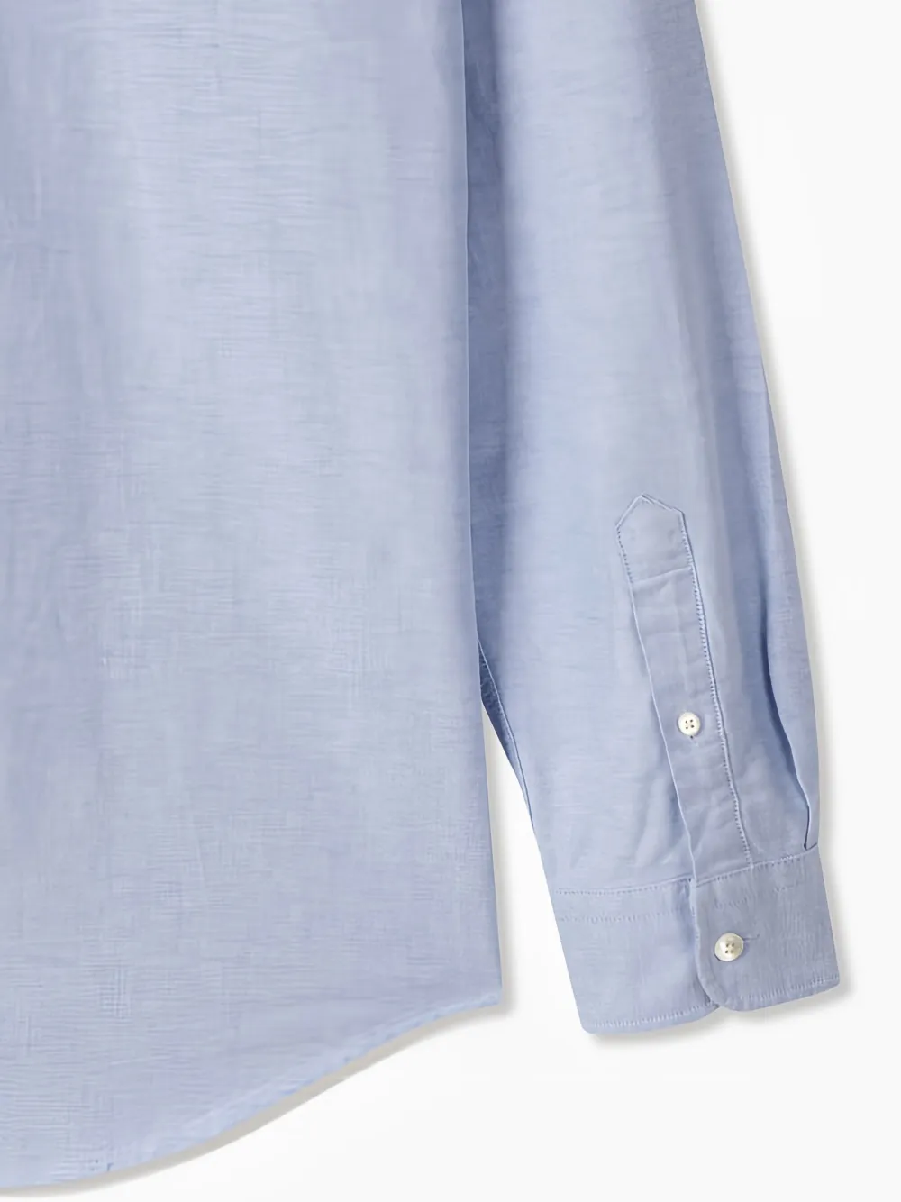 Man On The Boon. Overhemd met geborduurd logo Blauw