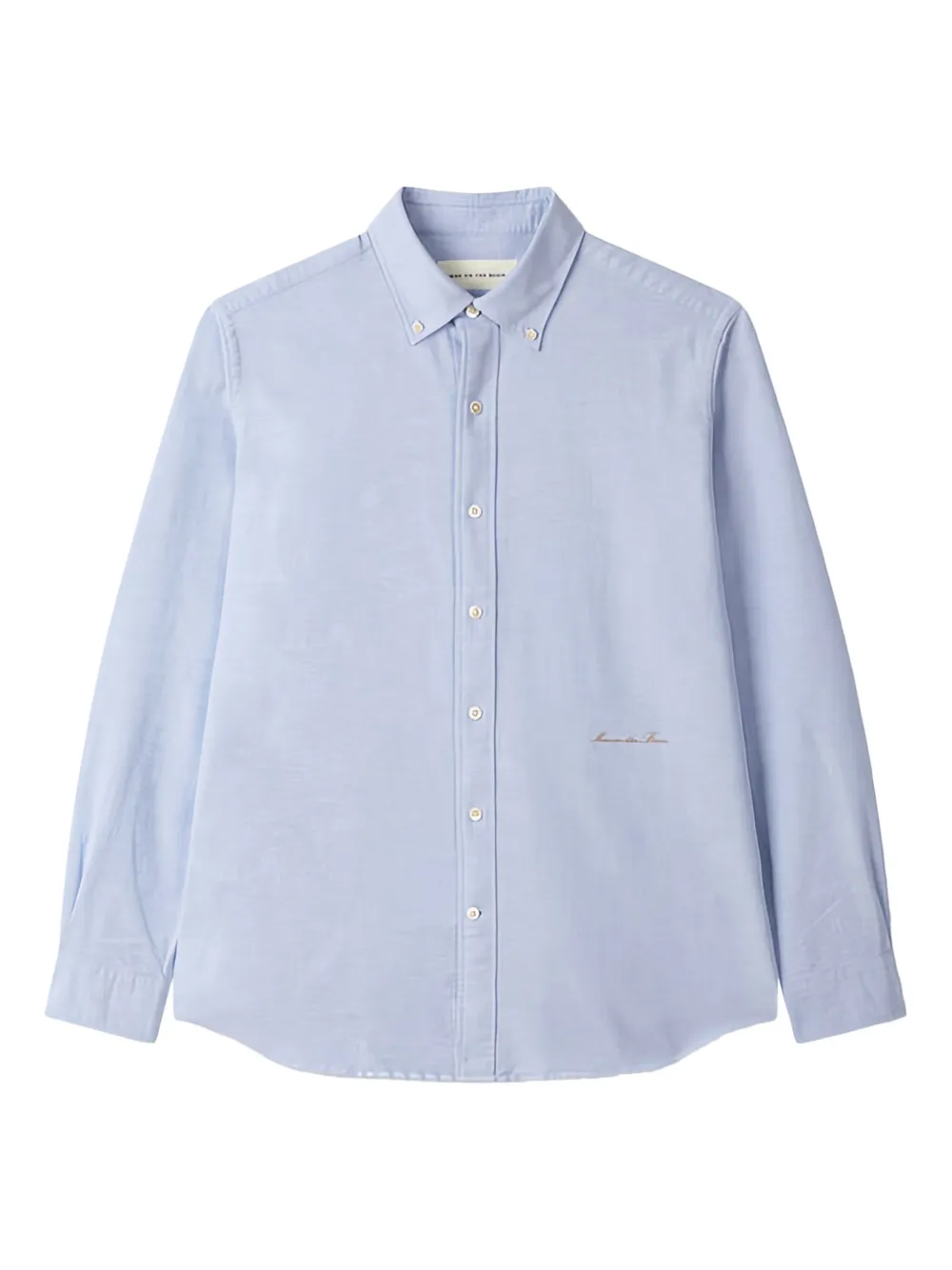 Man On The Boon. camisa con logo bordado | azul | Image 1