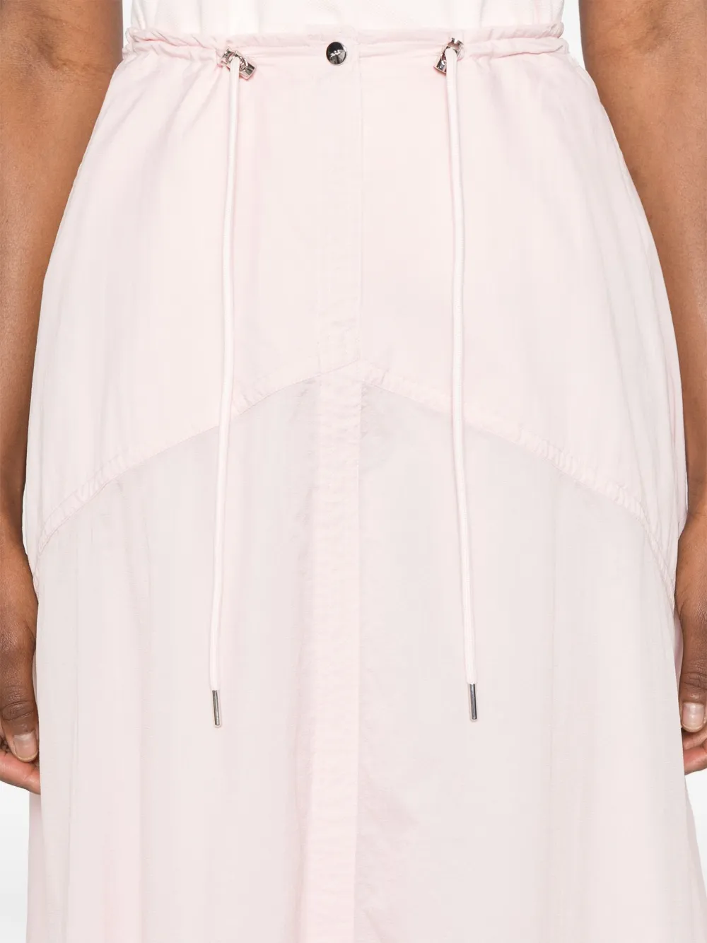 Shop Add Cotton Midi Skirt In Pink