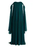 Leo Lin Camila off-shoulder maxi dress - Green