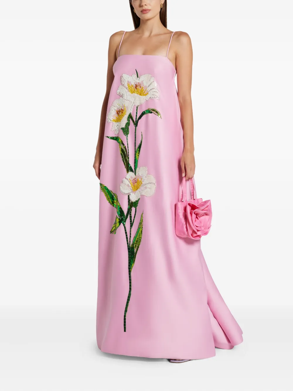 Leo Lin Maxi-jurk Roze