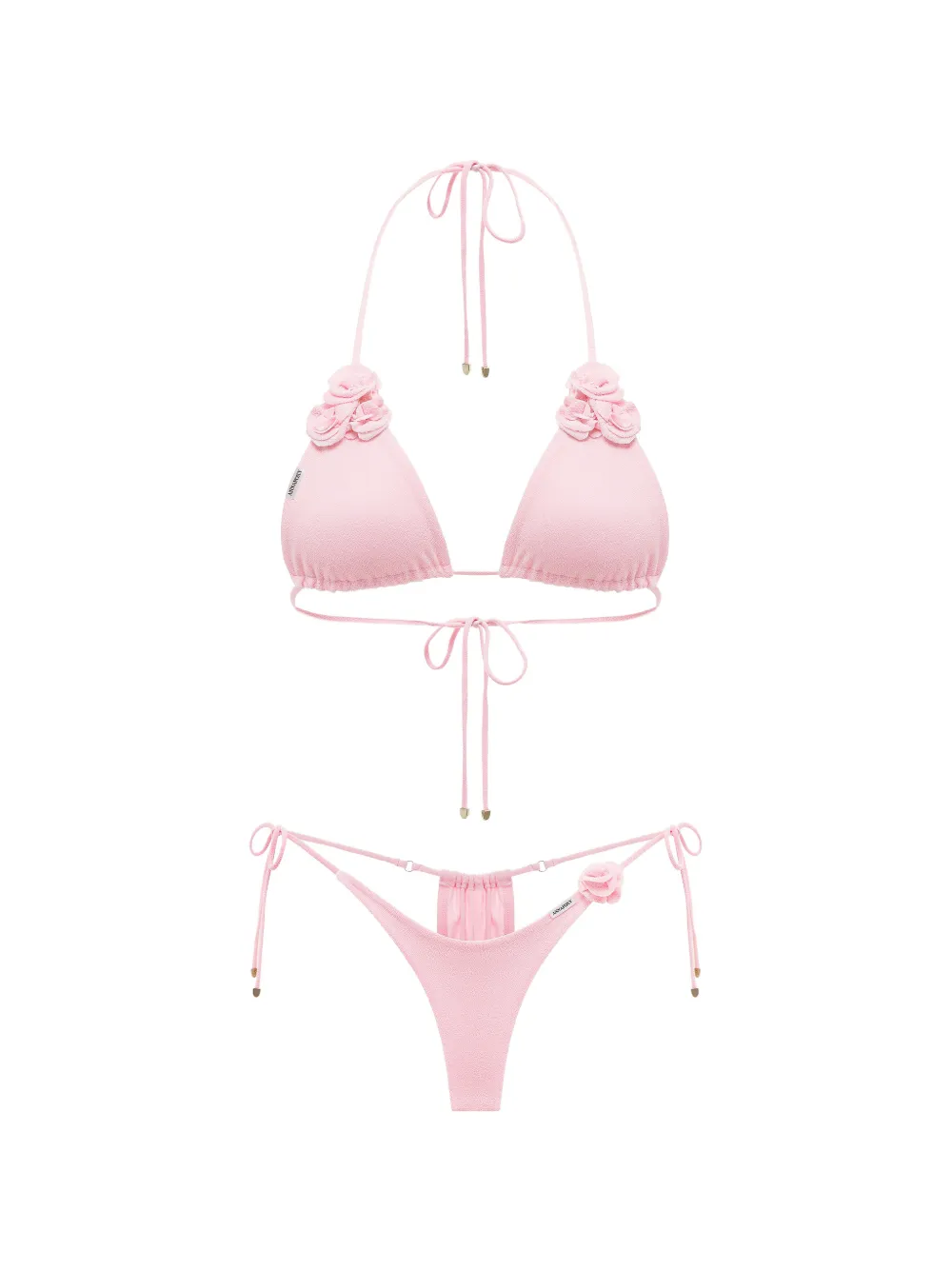 ANNAFOXY floral detailing bikini - Rosa
