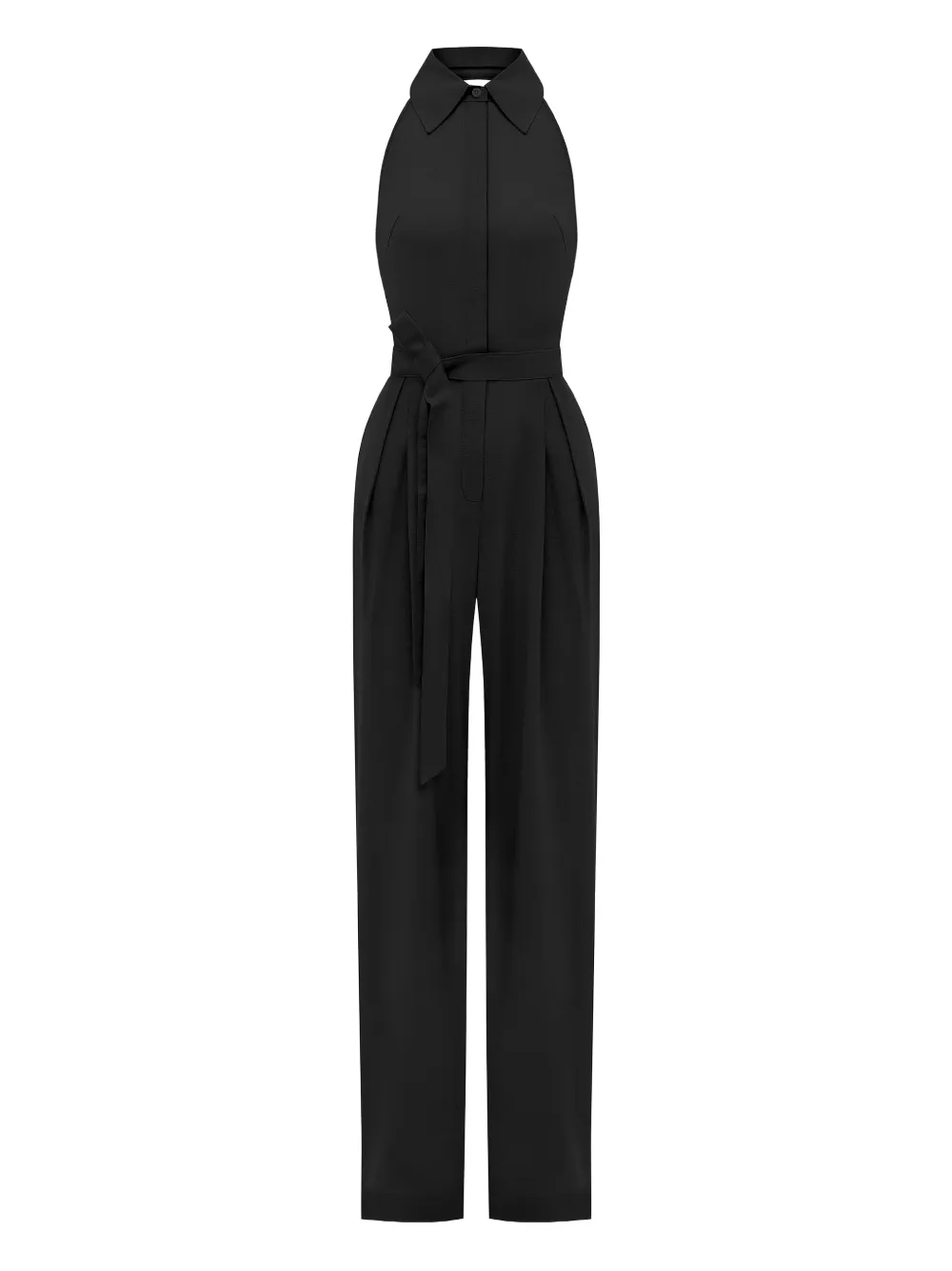 ANNAFOXY jumpsuit con cinturón | negro | Image 1