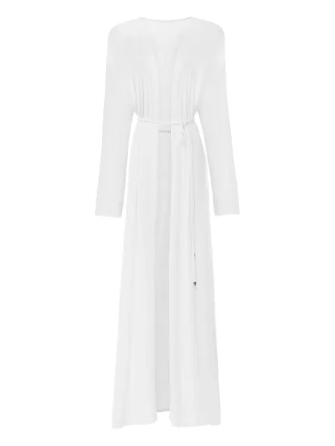 ANNAFOXY maxi belted cardigan 