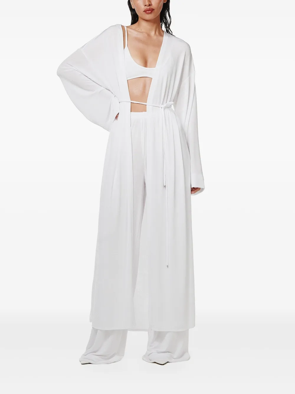 ANNAFOXY Cardigan longo com cinto | Cardigan | Image 2
