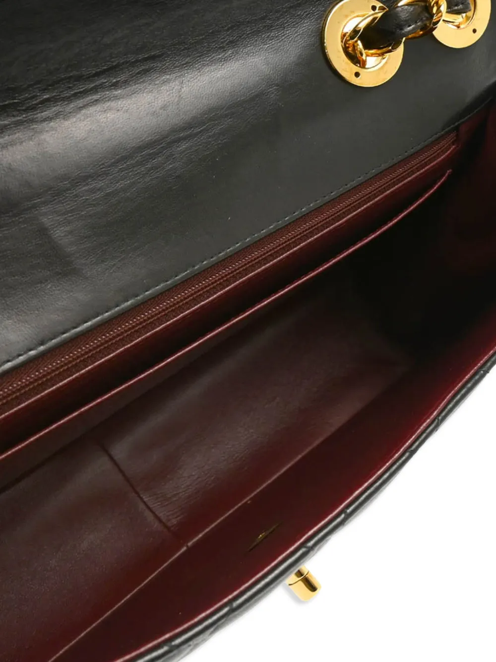 Pre-owned Chanel 1998 Jumbo Classic Flap In Black