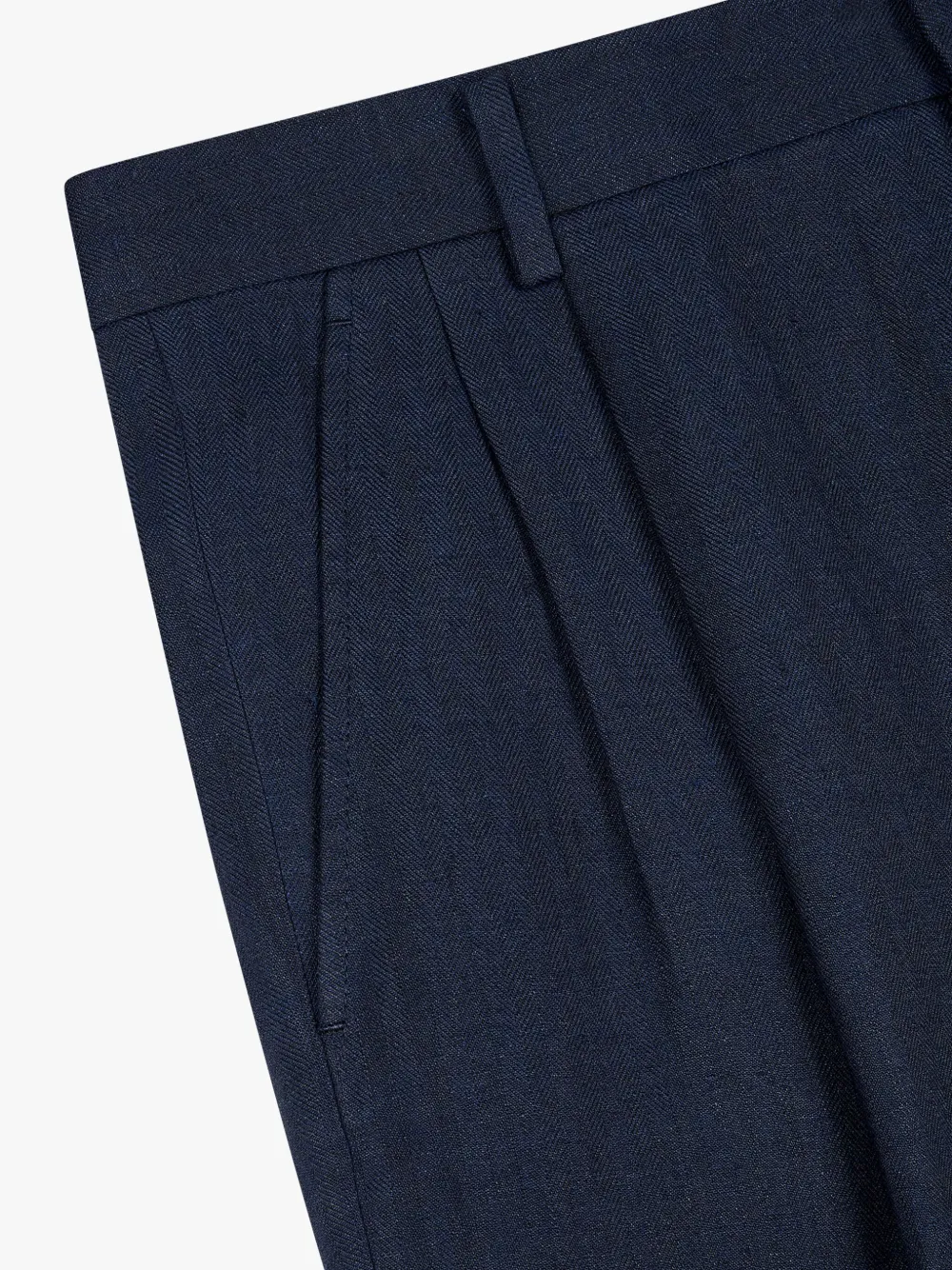 Man On The Boon. Broek met wijde pijpen Blauw