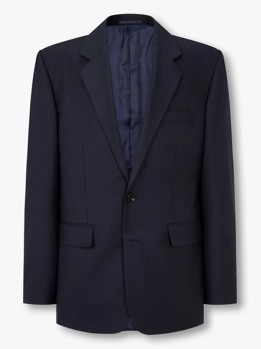 Man On The Boon. Wool Blazer In Blue