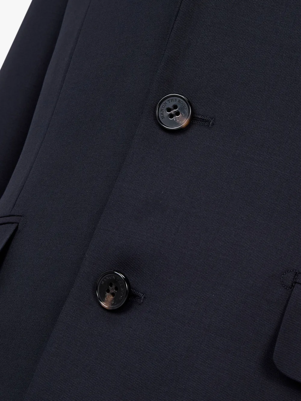 Man On The Boon. Wollen blazer Blauw