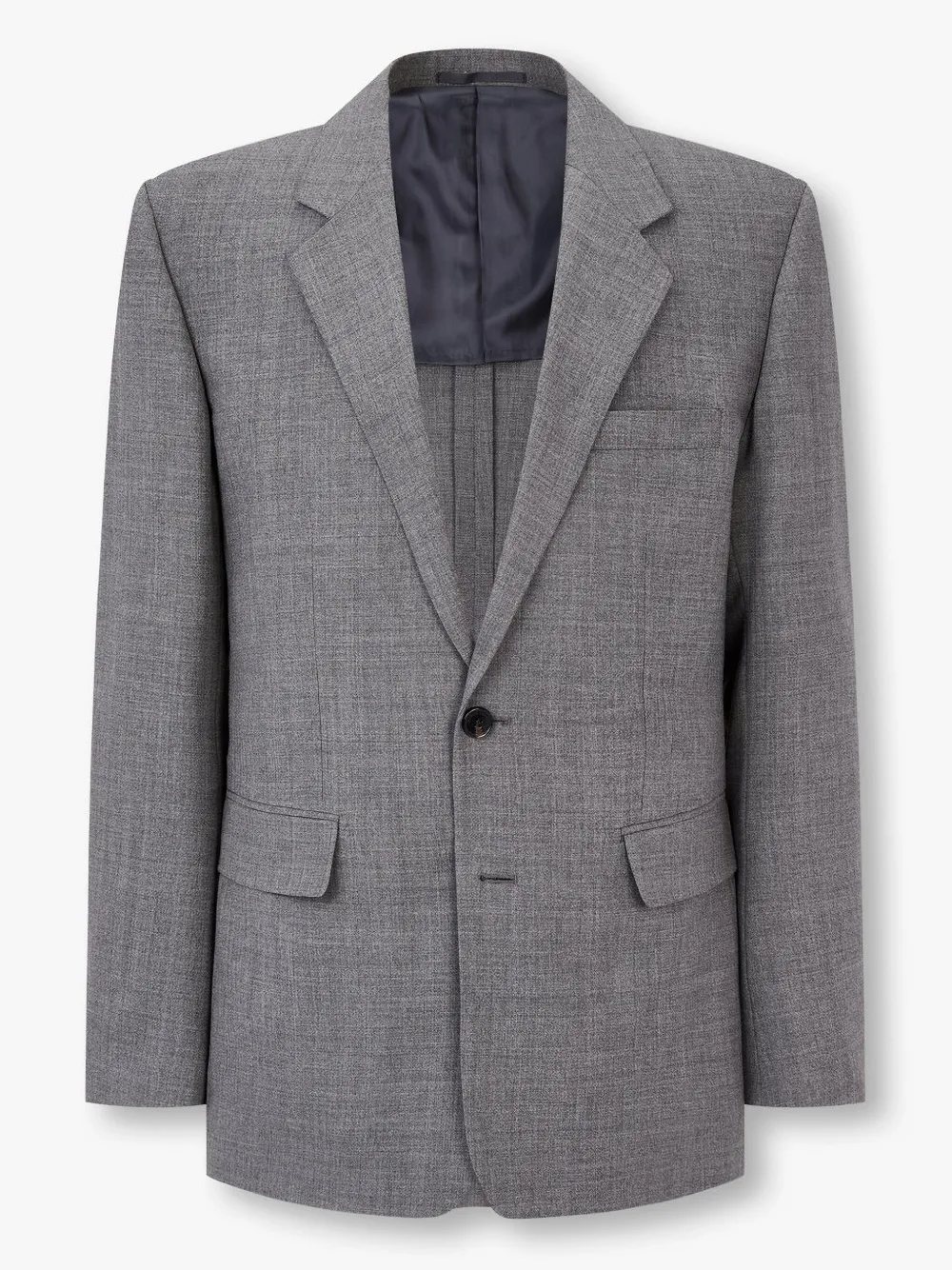 MAN ON THE BOON. NOTCHED-LAPELS WOOL BLAZER