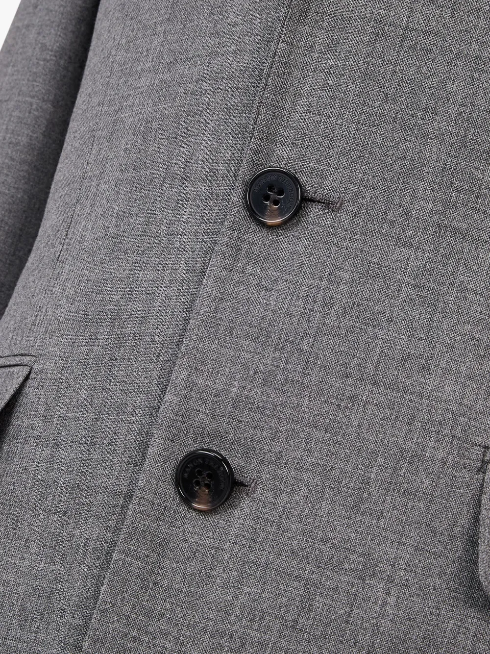 MAN ON THE BOON. NOTCHED-LAPELS WOOL BLAZER