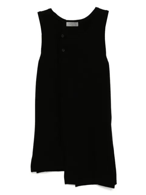 Yohji Yamamoto top American sin mangas