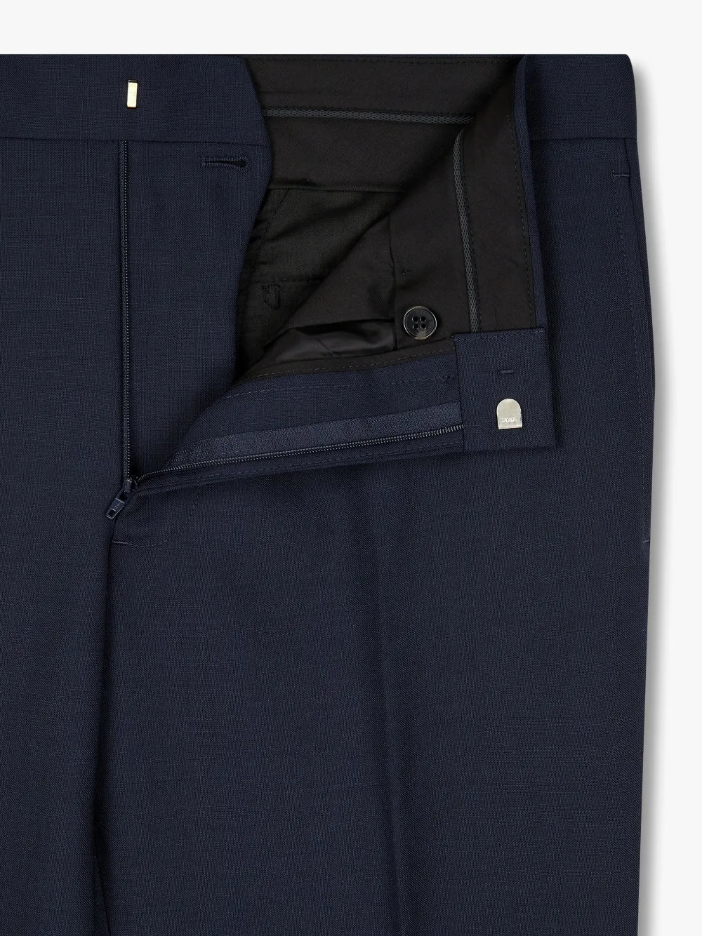 Man On The Boon. Tropical pantalon Blauw